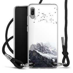 Carry Case Transparent Fabric black/silver