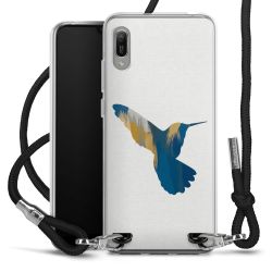 New Carry Case Transparent Stoff schwarz/silber