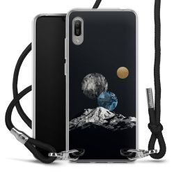 New Carry Case Transparent Stoff schwarz/silber