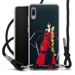 New Carry Case Transparent Stoff schwarz/silber