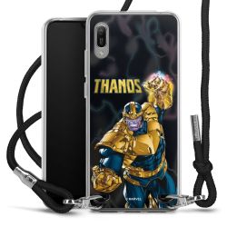 New Carry Case Transparent Stoff schwarz/silber