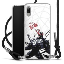 New Carry Case Transparent Stoff schwarz/silber