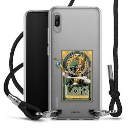 New Carry Case Transparent Stoff schwarz/silber