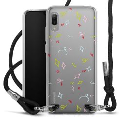 Carry Case Transparent Fabric black/silver