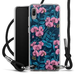 New Carry Case Transparent Stoff schwarz/silber