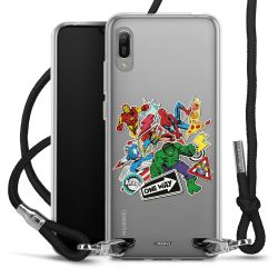 New Carry Case Transparent Stoff schwarz/silber