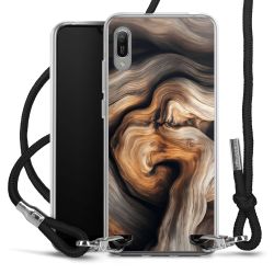 New Carry Case Transparent Stoff schwarz/silber