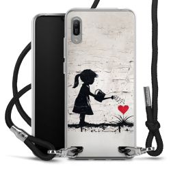 New Carry Case Transparent Stoff schwarz/silber