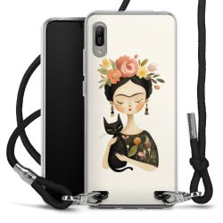 New Carry Case Transparent Stoff schwarz/silber