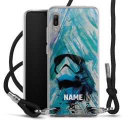 New Carry Case Transparent Stoff schwarz/silber