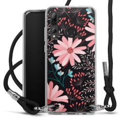 Carry Case Transparent Fabric black/silver