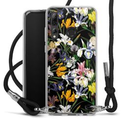 Carry Case Transparent Fabric black/silver