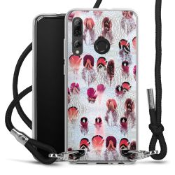 Carry Case Transparent Fabric black/silver