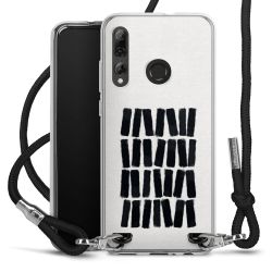 Carry Case Transparent Fabric black/silver