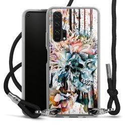 Carry Case Transparent Fabric black/silver