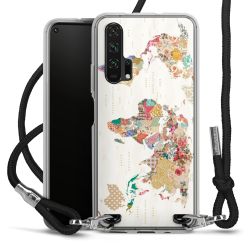 Carry Case Transparent Fabric black/silver