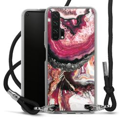 Carry Case Transparent Fabric black/silver