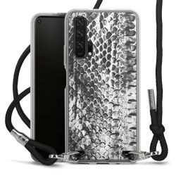 Carry Case Transparent Fabric black/silver