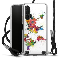 Carry Case Transparent Fabric black/silver