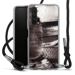 Carry Case Transparent Fabric black/silver