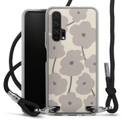 New Carry Case Transparent Stoff schwarz/silber