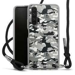 Carry Case Transparent Fabric black/silver