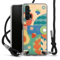 New Carry Case Transparent Stoff schwarz/silber