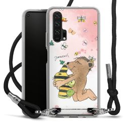 New Carry Case Transparent Stoff schwarz/silber