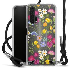 New Carry Case Transparent Stoff schwarz/silber