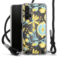 New Carry Case Transparent Stoff schwarz/silber