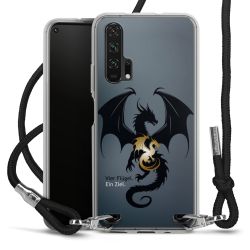 New Carry Case Transparent Stoff schwarz/silber