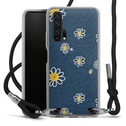 New Carry Case Transparent Stoff schwarz/silber