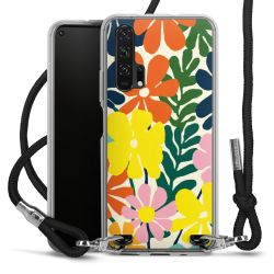 New Carry Case Transparent Stoff schwarz/silber