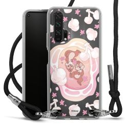 New Carry Case Transparent Stoff schwarz/silber