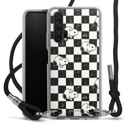 New Carry Case Transparent Stoff schwarz/silber