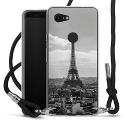 Carry Case Transparent Fabric black/silver