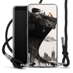 Carry Case Transparent Fabric black/silver