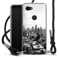 Carry Case Transparent Fabric black/silver