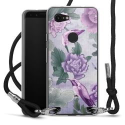 Carry Case Transparent Fabric black/silver