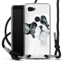 Carry Case Transparent Fabric black/silver