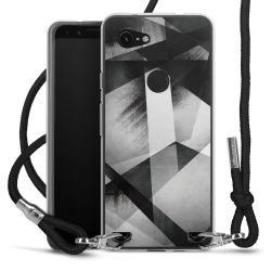 Carry Case Transparent Fabric black/silver