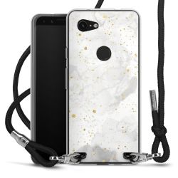 Carry Case Transparent Fabric black/silver