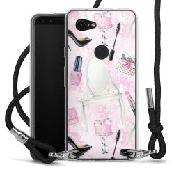 Carry Case Transparent Fabric black/silver