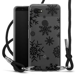 Carry Case Transparent Fabric black/silver