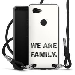 Carry Case Transparent Fabric black/silver