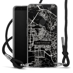 Carry Case Transparent Fabric black/silver