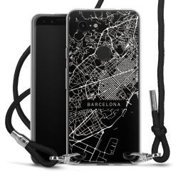 Carry Case Transparent Fabric black/silver