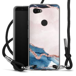 Carry Case Transparent Fabric black/silver