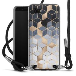 Carry Case Transparent Fabric black/silver