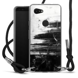 Carry Case Transparent Fabric black/silver